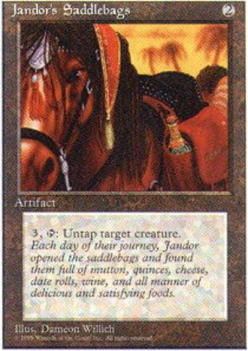 FBB Korean Jandor's Saddlebags ~ Moderately Played 4th Edition Fourth Foreign Bl - Image 1 of 1
