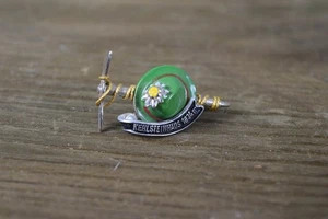 Vintage Kehlsteinhaus Edelweiss Alpine Hat Pin Brooch Germany 1834m Souvenir - Picture 1 of 2