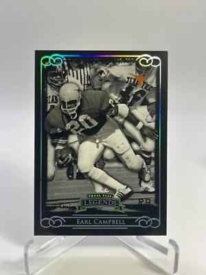 Earl Campbell 2008 Press Pass Legends Football Silver Holofoil Parallel /499 #86 - Image 1 of 2