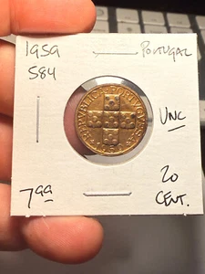 1959 Portugal 20 Centavos - Picture 1 of 2