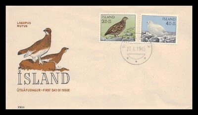 Iceland 1965 FDC, Ptarmigan. Lot # 6. - Image 1 of 2