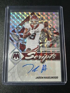 Jadon Haselwood - Mosaic Draft Picks 2023 - Arkansas, Eagles - Scripts - Auto - Bild 1 von 2