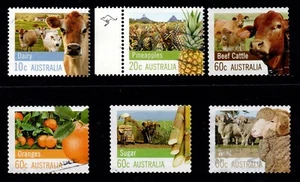 AUSTRALIA 2012 FARMING AUSTRALIA (2nd SERIES)  (6) STAMPS VFU - Picture 1 of 1