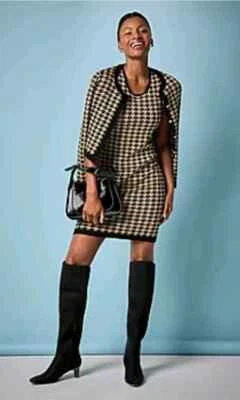 Worthington Palmetto Valto Faux Suede Over the Knee Black Boots Size 8 1/2 - Image 1 of 3