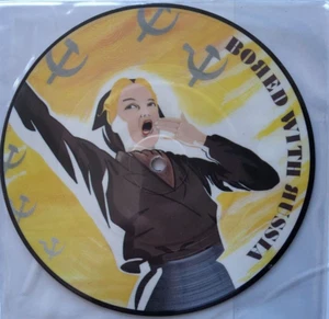 Budgie – Bored with Russia 7" picture disc vinyl record 1982 limited edition - Picture 1 of 7