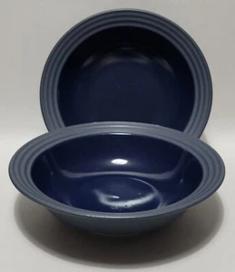 2pc Dansk Centry Midnight Blue Serving Bowls - Picture 1 of 8