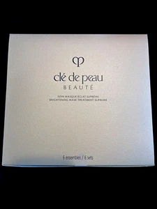 Cle De Peau Beauté Brightening Mask Treatment Supreme 6 Set NEW IN UNOPENED BOX - Picture 1 of 6