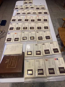 Vintage (40) Golden Replicas of United States Stamps 1980-81 40 stamps  - Picture 1 of 12