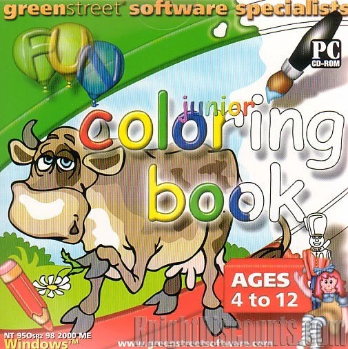 GREENSTREET Junior Coloring Book and Painbox 2x CDs NEW - Image 1 of 1