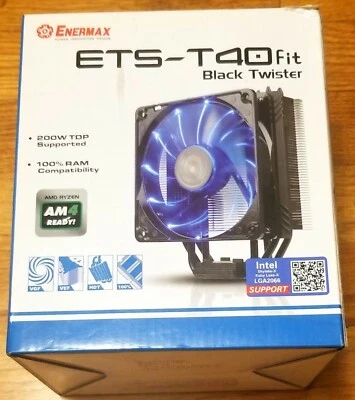Enermax ETS-T40F-BK Black Twister CPU Cooler - Image 1 of 4