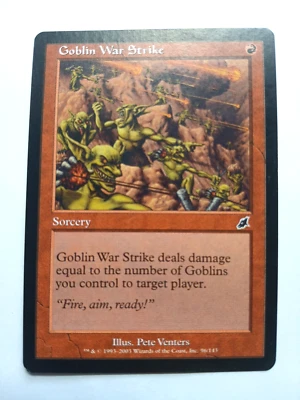 MTG: Goblin War Strike Scourge Regular !~*NM HARD TO FIND*~! [going fast] - Image 1 of 4