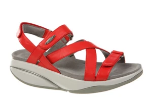 MBT Zapato Mujer - Sandalia - KIBURI W - Rojo - T. 42 - NUEVO - Imagen 1 de 7