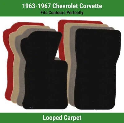Alfombrillas Lloyd Classic Loop de primera fila para Chevrolet Corvette 1963-1967  Foto 1 de 4
