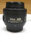 Nikon Af-S Dx Nikkor 35Mm F1.8G Standard Medium Telephoto Single Focus Lens