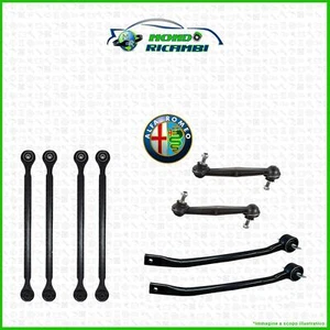 KIT BRACCI SOSPENSIONI POSTERIORI COMPLETI ALFA ROMEO 147 - 156 - GT - 8 PEZZI - Imagen 1 de 1