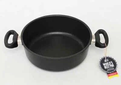 AMT Bratpfanne Schmorpfanne Ø 24 x 8 cm Höhe Best-Pan Gastro-Guss Profi NEU - Bild 1 von 4
