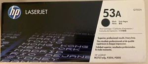 Cartucho de tóner negro HP 53A (Q7553A) totalmente nuevo sellado de fábrica - Imagen 1 de 1