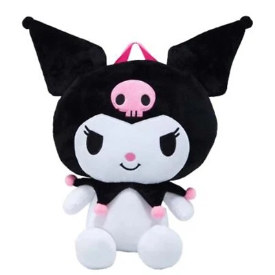 Sanrio Hello Kitty Kuromi 14 Inch Plush Backpack NEW - Image 1 of 2