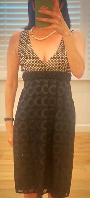 vestido vintage estampado y cuentas louis feraud Foto 1 de 4