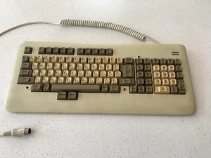 Vintage Japanese Keyboard w/ FLS Fujitsu Leaf Spring Switches Mechanical - Picture 1 of 10