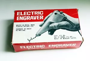 Vtg Chadwick Miller Electric Engraver Tool w Original Box Metal Wood Plastic VG - Picture 1 of 6