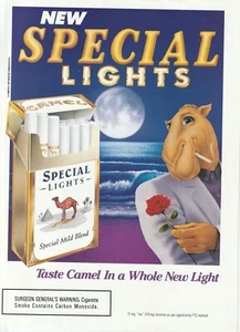 Anuncio vintage 1993. Cigarrillos camel con Joe cool & Budweiser AD.on back the side - Imagen 1 de 2