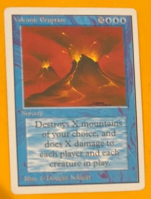 MTG VOLCANIC ERUPTION Unlimited (OldManMTG 007-377) - Image 1 of 2