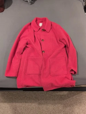 Gabardina rosa para mujer Lauren Conrad, 100 % algodón, talla XXL Foto 1 de 3