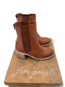 Stivali Chelsea FREE PEOPLE donna whisky marrone essenziale nuovi con scatola taglia 36 - Foto 1 di 9
