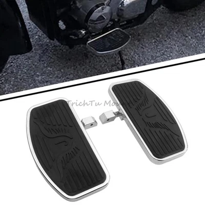 Front Driver Floorboards Black For Honda Shadow ACE VT400 VT750 VT750C 1997-2003 - Imagem 1 de 4
