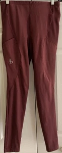 Aztec Diamond Equestrian Riding Pants Maroon Size L Pre Owned EUC - Picture 1 of 6