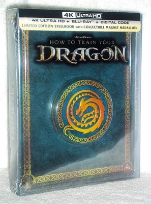 How to Train Your Dragon (4K/Blu-ray, 2025, STEELBOOK) NEW live action remake  - Image 1 of 4