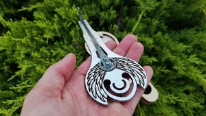 UCRANIA Exclusivo 2 en 1 Arpa Judía "Arcángel" en Estuche de Madera (Arpa Mandíbula) - Imagen 1 de 8