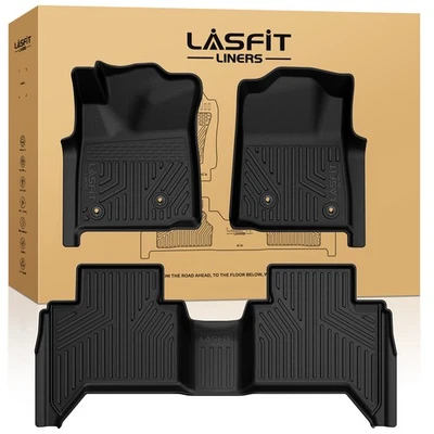 LASFIT Floor Mats for Toyota Tacoma 2005-2011 Double Cab Protection Waterproof Foto 1 de 4