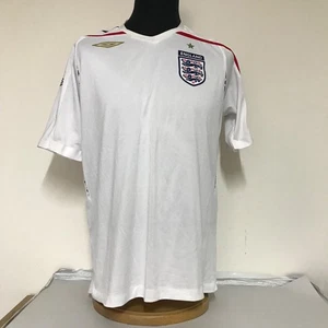 England Heimtrikot 2007-09 Umbro Medium Authentic Fußball Trikot - Bild 1 von 9