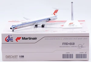 1:200 JC Wings Martinair Holland McDonnell MD-82 PH-MBY Diecast Aircraft Model - Picture 1 of 14