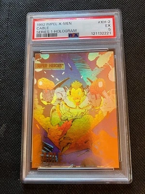 1992 Impel X-Men Series 1 Hologram Cable  # XH-2     (PSA 5 EX) - Image 1 of 2