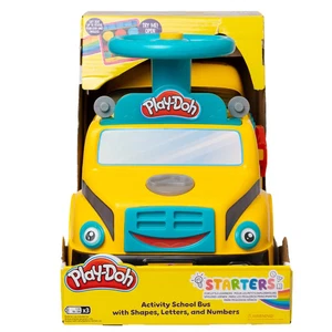 Play-Doh Activity School Bus Push and Ride On Toy Car for Kids (READ) - Picture 1 of 11