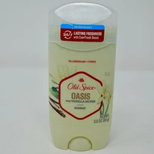 Old Spice Deodorant Men Oasis with Vanilla Notes 3 Oz Aluminum Free Everfresh - Picture 1 of 3