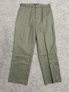 Dockers D3 Classic Fit Brown Flat Front Cotton Khakis Chinos Mens Pants 34x32 - Picture 1 of 10