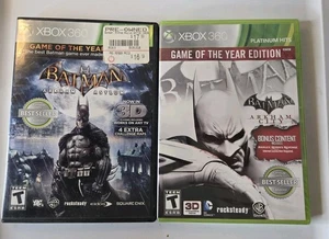 Batman: Arkham Asylum und Batman: Arkham City Spielepaket (NEU) CIB - Xbox 360 Sehr guter Zustand - Bild 1 von 18