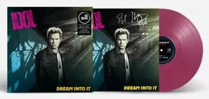 BILLY IDOL 'Dream Into It' Limited Edition Purple Vinyl w/ SIGNED Insert - Picture 1 of 5