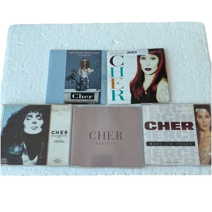 Cher CD Singles A Granel Raro Años 90 Música Pop Australiana Edición Reino Unido Promo Lanzamiento x5 - Imagen 1 de 13