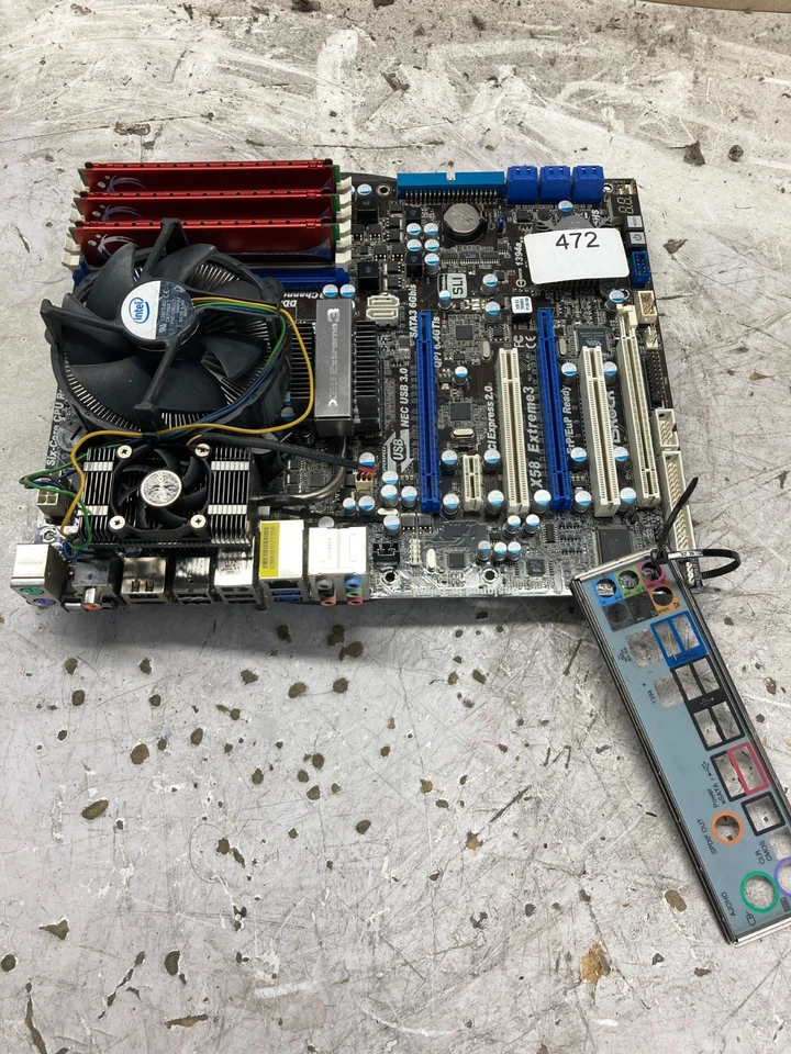 ASRock X58 Extreme3 Intel Core i7 930 2.80GHz 6GB NO HDD - Image 1 of 4