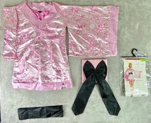 Costume donna geisha ragazza adulto grande Leg Avenue 2 pezzi rosa - macchie leggere - Foto 1 di 13