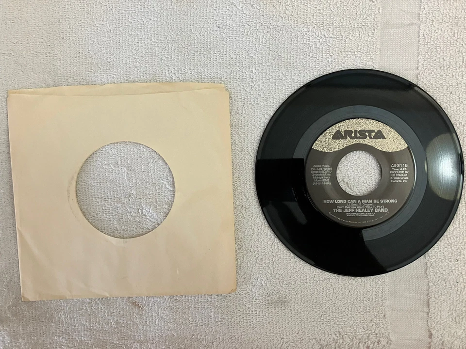 The Jeff Healy Band  How Long Can A Man Be Strong/Full Circle - Image 1 of 2