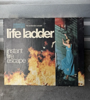 Escape instantáneo de fuego escalera salvavidas de 15 pies 2 pisos American Lafrance de colección como nuevo Foto 1 de 4