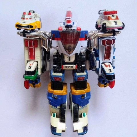 Power Rangers Dekaranger DX Super Dekaranger Robo Megazord Bandai Cover