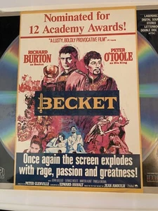 New Laserdisc Becket Richard Burton Peter O'Toole John Gielgud SEALED - Afbeelding 1 van 9