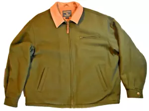 Woolrich Giacca/Cappotto Uomo in Lana, XL, Loden (Verde Oliva Dk) - Foto 1 di 6